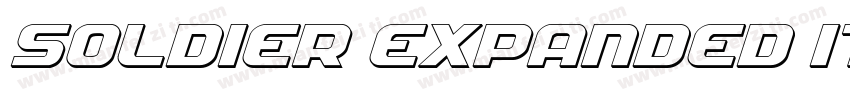 Soldier Expanded Italic Expanded It字体转换